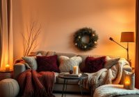 Jak stworzyć przytulny salon na zimę: ciepłe kolory, tekstylia i nastrojowe oświetlenie dla domowego komfortu