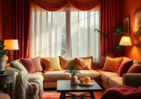 Ciepłe kolory do salonu: jak stworzyć przytulne wnętrze dzięki barwom, tekstyliom i oświetleniu