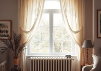 Zasłony kończące się nad grzejnikiem – kiedy estetyka idzie w parze z efektywnym ogrzewaniem