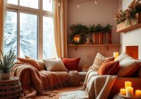 Zimowa paleta dodatków do wnętrza: jak łączyć kolory i materiały dla przytulnej atmosfery